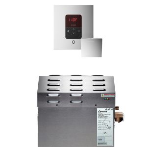 Mr Steam MS 90EC1 - 5kW Steam Bath Generator with iTempo Square Control Polished Chrome
