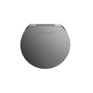 104515BL - Mr Steam Designer 3 in. Steamhead with AromaTherapy Reservoir in Round Brilliant Black