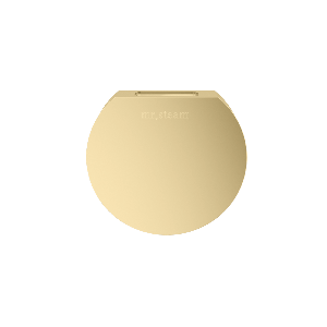 104515SB - Mr Steam Designer 3 in. Steamhead with AromaTherapy Reservoir in Round Satin Brass
