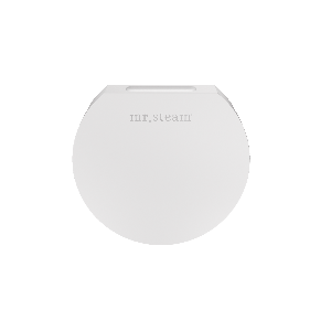 104515WH - Mr Steam Designer 3 in. Steamhead with AromaTherapy Reservoir in Round White