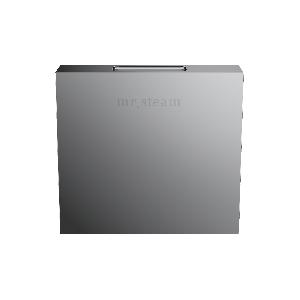 104516BL - Mr Steam Designer 3 in. Steamhead with AromaTherapy Reservoir in Square Brilliant Black