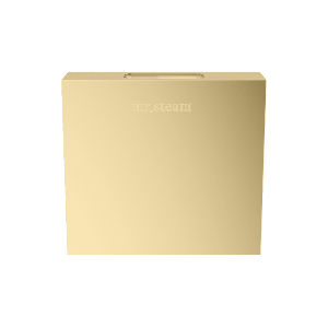 104516SB - Mr Steam Designer 3 in. Steamhead with AromaTherapy Reservoir in Square Satin Brass