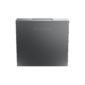 104516ST - Mr Steam Designer 3 in. Steamhead with AromaTherapy Reservoir in Square Satin Steel