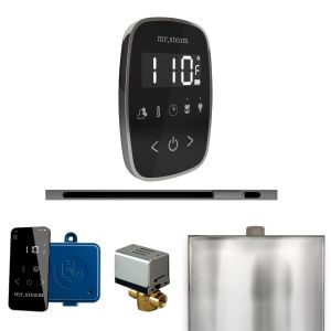 BFLBKBL - Mr Steam ButlerFlex Steam Shower w/TempoFlex Control and Linear Steamhead in Black Brilliant Black