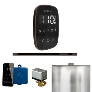 BFLBKOB - Mr Steam ButlerFlex Steam Shower Pkg w/TempoFlex Control and Linear Steamhead in Black OilRubBronze