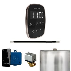 BFLBKPN - Mr Steam ButlerFlex Steam Shower w/TempoFlex Control and Linear Steamhead in Black Polished Nickel