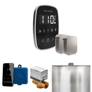 BFXBKBN - Mr Steam ButlerFlex Max Steam Shower Pkg w/TempoFlex Control and Steamhead in Black Brushed Nickel