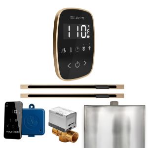 BFXLBKBB - Mr Steam ButlerFlex Max Steam Shower w/TempoFlex Control and Linear Steamhead in Blk Brushed Bronze