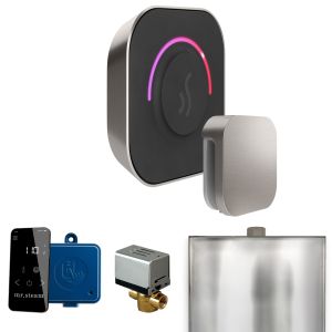 BTBN - Mr Steam ButlerTouch Steam Shower Ctrl Pkg w/TempoTouch Control and Steamhead in Brushed Nickel