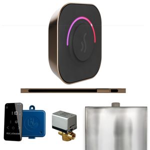 BTLNB - Mr Steam ButlerTouch Steam Shower Pkg w/TempoTouch Control and Linear Steamhead in Nouveau Bronze