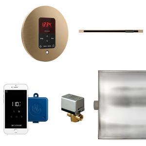 Mr Steam MS BUTLER® LINEAR ROUND IN BRUSHED BRONZE