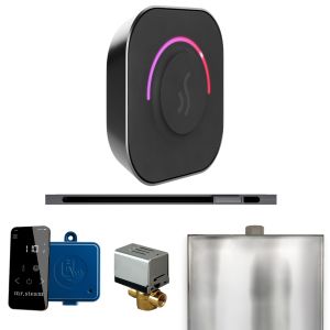BTLST - Mr Steam ButlerTouch Steam Shower Ctrl Pkg w/TempoTouch Control and Linear Steamhead in Satin Steel