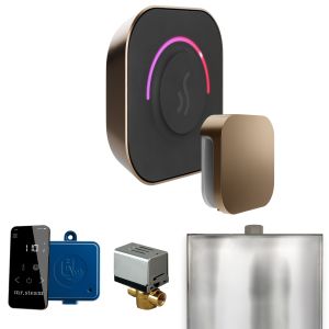 BTNB - Mr Steam ButlerTouch Steam Shower Ctrl Pkg w/TempoTouch Control and Steamhead in Nouveau Bronze