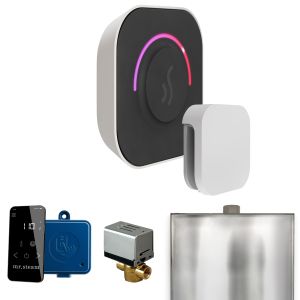 BTWH - Mr Steam ButlerTouch Steam Shower Ctrl Pkg w/TempoTouch Control and Steamhead in White