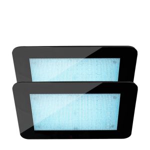 CHROMAXDUOBK - Mr Steam ChromaTherapy Light with 12.62 in. LED Clusters in Black (2-Pack)