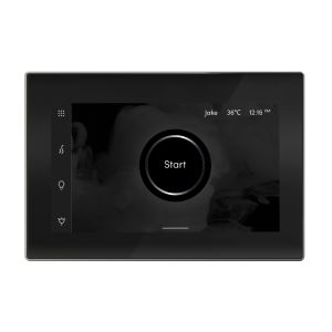 ISXBKBL - Mr Steam iSteamX Steam Shower Control and Steamhead in Black Brilliant Black