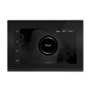 ISXBKBN - Mr Steam iSteamX Steam Shower Control and Steamhead in Black Brushed Nickel
