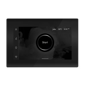 ISXBKMB - Mr Steam iSteamX Steam Shower Control and Steamhead in Black Matte Black