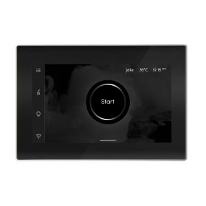 ISXBKPN - Mr Steam iSteamX Steam Shower Control and Steamhead in Black Polished Nickel
