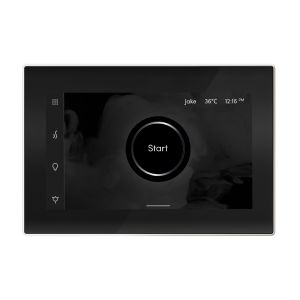 ISXBKWH - Mr Steam iSteamX Steam Shower Control and Steamhead in Black White