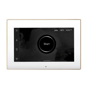 ISXWHBB - Mr Steam iSteamX Steam Shower Control and Steamhead in White Brushed Bronze