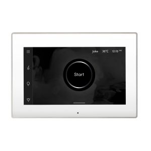 ISXWHBN - Mr Steam iSteamX Steam Shower Control and Steamhead in White Brushed Nickel