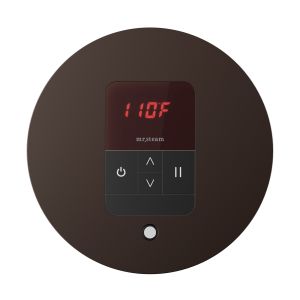 ITRDOB - Mr Steam iTempo Round Steam Shower Control and Steamhead in OilRubBronze