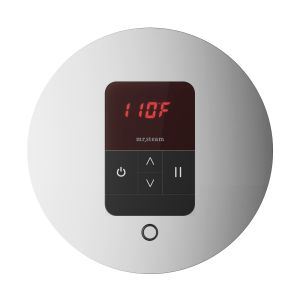 ITRDPC - Mr Steam iTempo Round Steam Shower Control and Steamhead in Polished Chrome