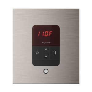 ITSQBN - Mr Steam iTempo Square Steam Shower Control and Steamhead in Brushed Nickel