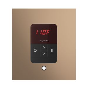 ITSQNB - Mr Steam iTempo Square Steam Shower Control and Steamhead in Nouveau Bronze