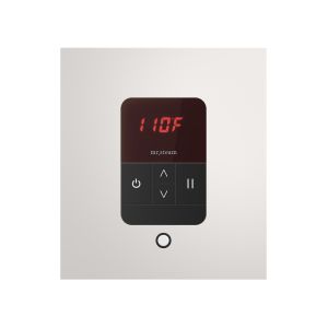 ITSQWH - Mr Steam iTempo Square Steam Shower Control and Steamhead in White