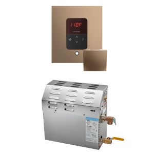 R06C10BJ0000 - Mr Steam MS 6kW (6000W) Steam Shower Generator Package w/square iTempo Control in Nouveau Bronze