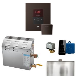 R05C1ABD0000 - Mr Steam MS 5kW (5000W) Steam Shower Generator Package w/square iTempo Control in OilRubbed Bronze