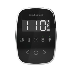 TFBKPC - Mr Steam TempoFlex Steam Shower Control and Steamhead in Black Polished Chrome