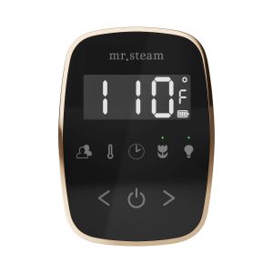 TFBKPG - Mr Steam TempoFlex Steam Shower Control and Steamhead in Black Polished Gold