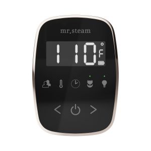 TFBKPN - Mr Steam TempoFlex Steam Shower Control and Steamhead in Black Polished Nickel