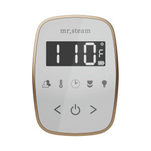 TFWHMB - Mr Steam TempoFlex Steam Shower Control and Steamhead in White Matte Black