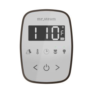 TFWHNB - Mr Steam TempoFlex Steam Shower Control and Steamhead in White Nouveau Bronze
