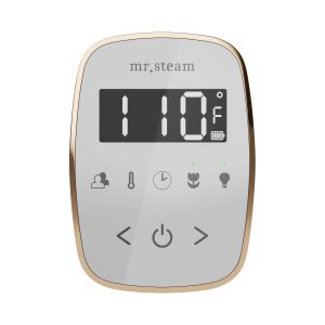 TFWHPC - Mr Steam TempoFlex Steam Shower Control and Steamhead in White Polished Chrome