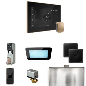 XDRM2BKBB - Mr Steam XDream Steam Shower Ctrl Pkg w/iSteamX Control and Steamhead in Black Brushed Bronze