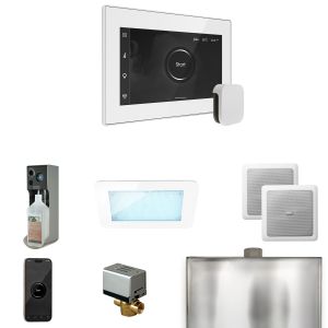 XDRM2WHWH - Mr Steam XDream Steam Shower Control Package with iSteamX Control and Steamhead in White