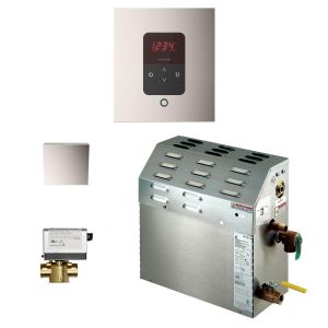 Mr Steam MS 225EC1 - 7.5kW Steam Bath Generator with iTempo AutoFlush Square Package in Polished Nickel