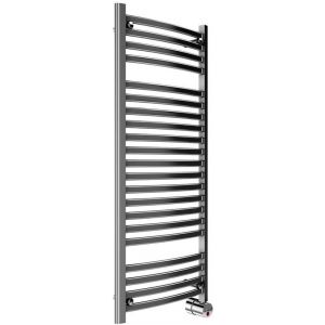 W248 21-Bar Wall Mounted Electric Towel Warmer with Digital Timer in Polished Chrome