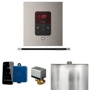 BBSLBN - Mr Steam Basic Butler Steam Shower w/Square iTempo Control and Linear Steamhead in Brushed Nickel