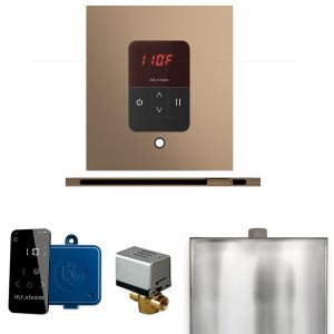 BBSLNB - Mr Steam Basic Butler Steam Shower w/Square iTempo Control and Linear Steamhead in Nouveau Bronze