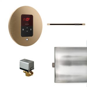 Mr Steam BASIC BUTLER® LINEAR ROUND IN BRUSHED BRONZE