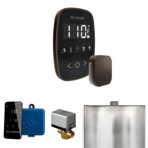 BFBKOB - Mr Steam ButlerFlex Steam Shower Pkg w/TempoFlex Control and Steamhead in Black OilRubBronze