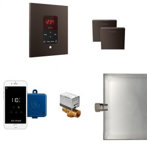 Mr Steam Butler Max Package Square Brushed Nickel