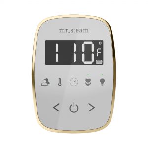TFWHPN - Mr Steam TempoFlex Steam Shower Control and Steamhead in White Polished Nickel